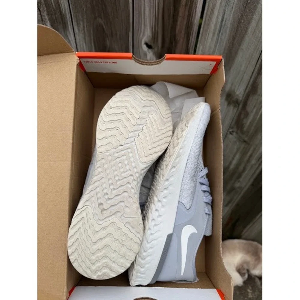 Running Athleisure Nike Odyssey React 2 Flyknit 7 Grey AH1016-002 Sneaker